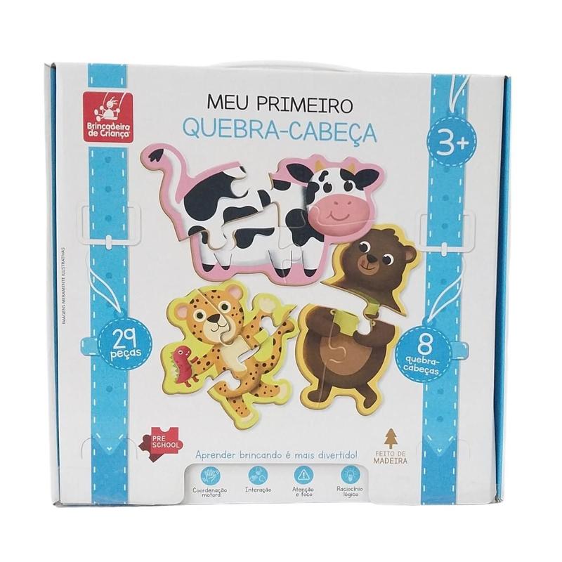 Meu Primeiro Quebra-cabeça Infantil Brinquedo Educativo - Brincadeira ...