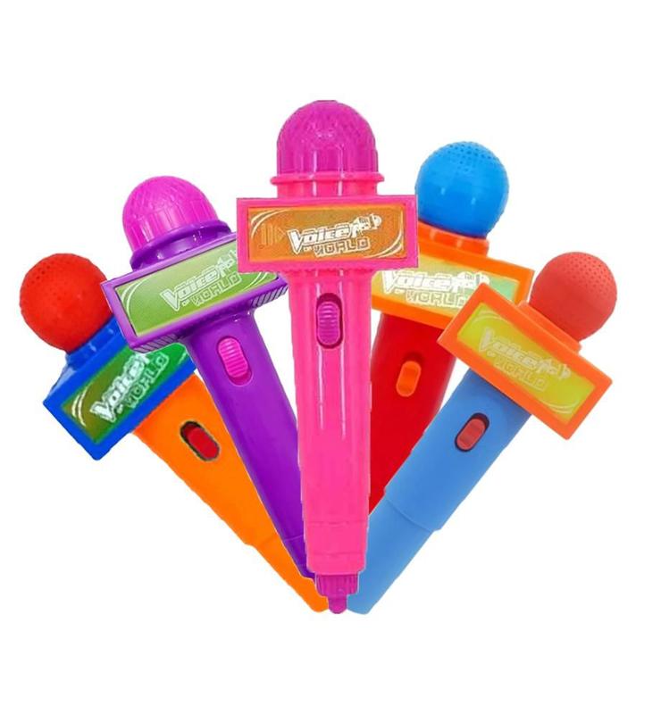 Microfone Infantil Sai A Voz Brinquedo Criança - LIZ BABY TOY ...