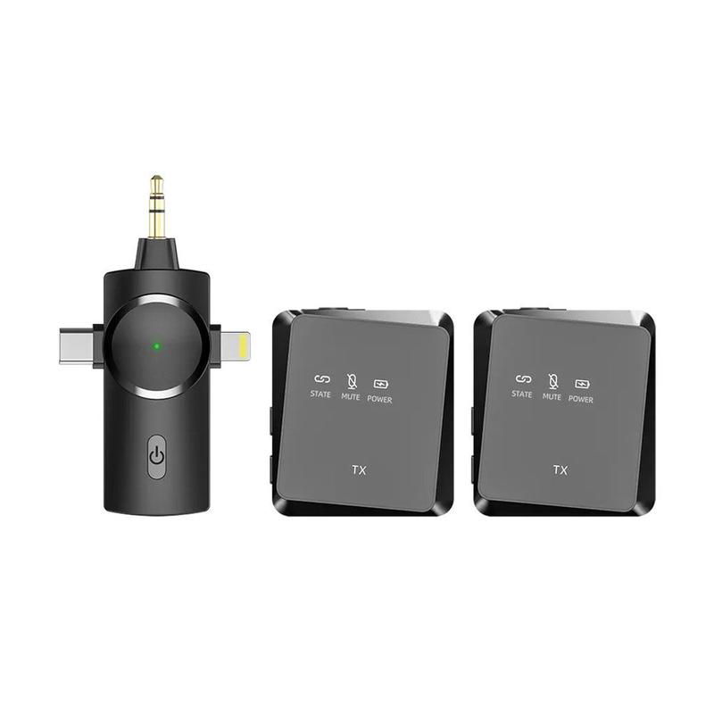 Microfone Sem Fio Vimai 3 em 1 Plug Universal Lapela Preto - Microfone ...