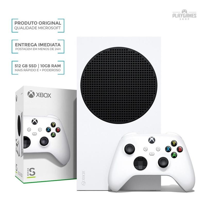 Microsoft Xbox Series S 512gb Standard Nova Geração - Xbox Series S ...