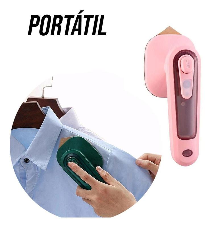 Mini Ferro de Passar a Vapor Portátil para Viagem Bivolt - BR - Ferro a ...