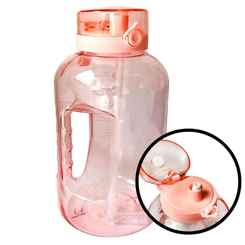 Mini Garrafa Galão De Água Medidas Rosa Para Academia Musculação - C3B ...