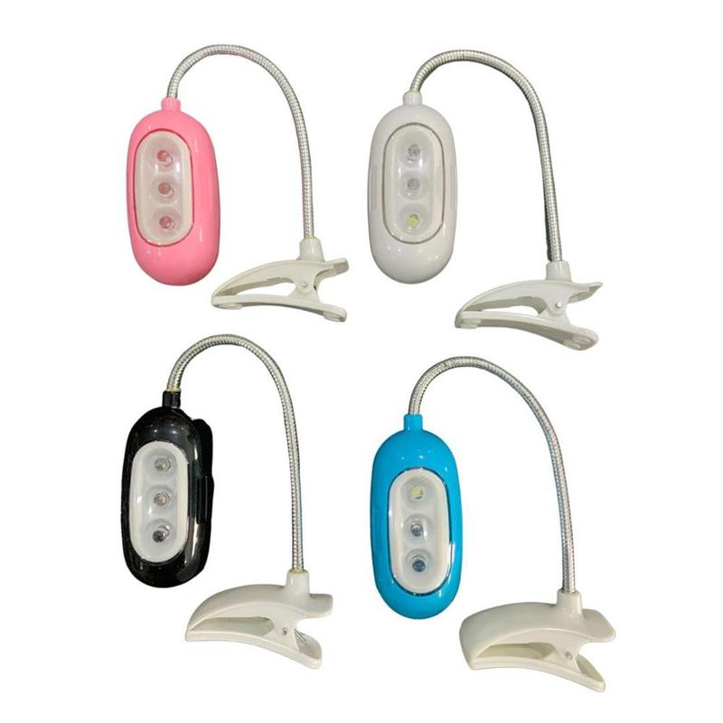 Mini Luminária Led Articulada Presilha Grampo Clipe K Online