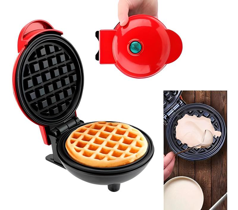 Mini Máquina De Fazer Waffle Grill Panqueca Elétrica - ZEM - Máquina de ...