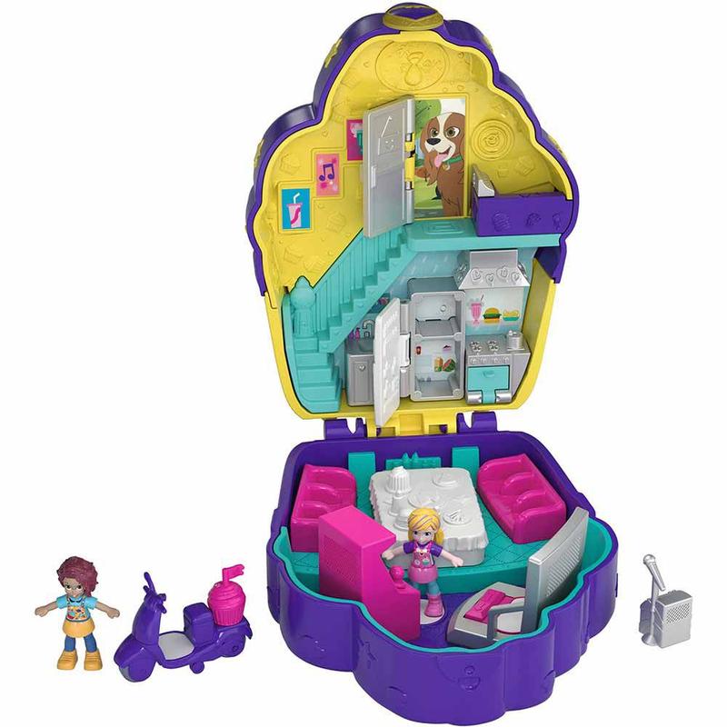 MINI MUNDO POLLY POCKET AVENTURA DE VIAJE ESPACIAL