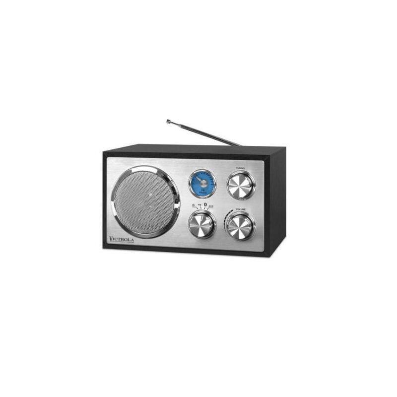 Mini Speaker Victrola Vrs 2400 Retro Wooden Preto - Vila Brasil ...