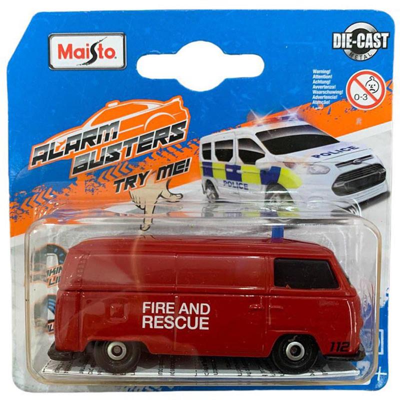 Hélicoptère De Secours Maisto 1:64 - Modèle Réduit 3 Pouces, Rouge, Collection Fresh Metal