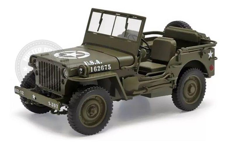Solido Jeep 1/18 – Rouge – Occasion Très Bon état, Boîte Plexi Défraîchie