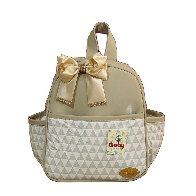 Mochila Bolsa De Costa Passeio E Creche Para Crianças E Bebê Lacinho ...