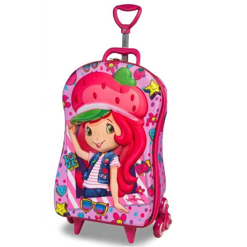 Mochila com Rodinha Moranguinho Love - Maxtoy - Mochilas - Magazine Luiza