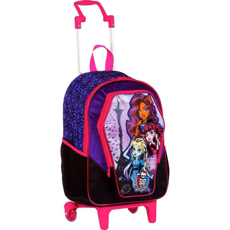 Mochila de Rodinha Monster High Scaris 6298100 Sestini - Mochilas ...