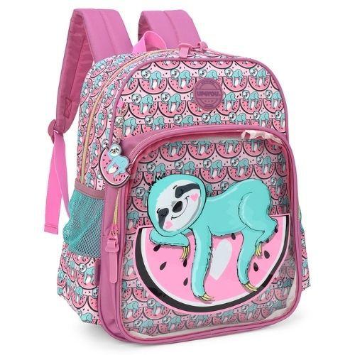 Mochila Escolar Bicho Preguiça Luxcel - Mochila Infantil - Magazine Luiza