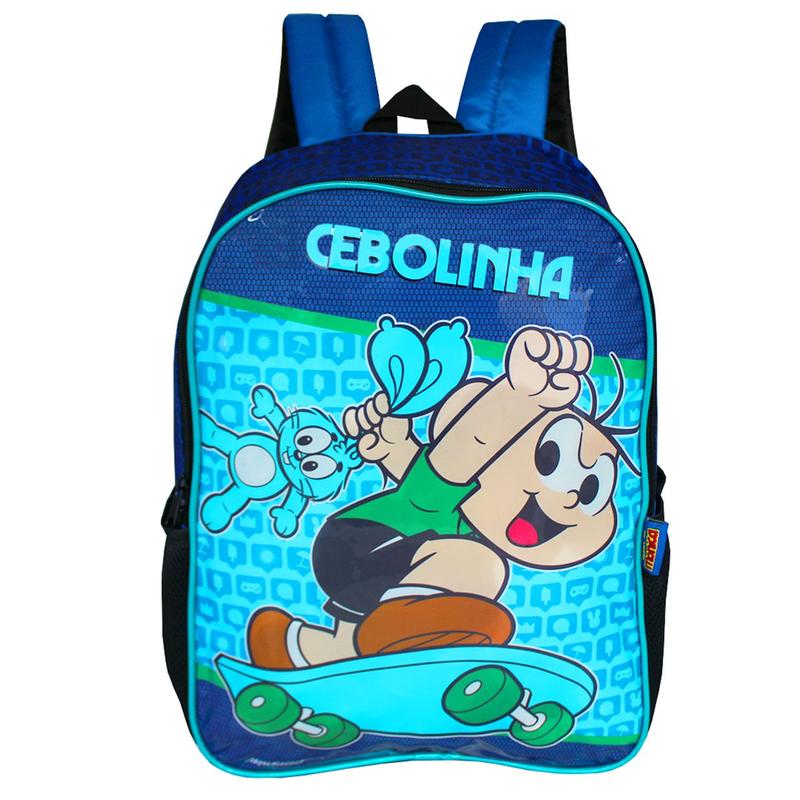 Mochila Escolar De Costas Infantil Cebolinha Turma Da Mônica - Luxcel ...
