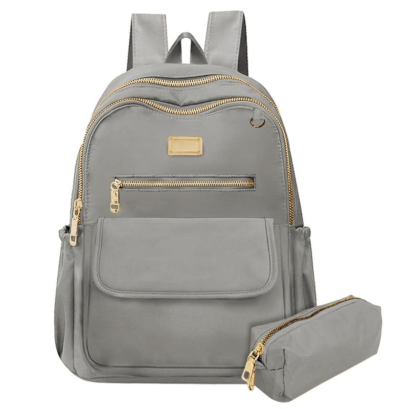 Mochila Feminina Colorida Moderna Basica Fechamento Reforçado Segura ...