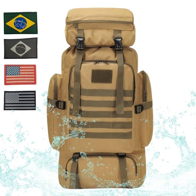 Mochila Feminina Masculina Cargueira 80l Mochilão Grande Reforçada ...