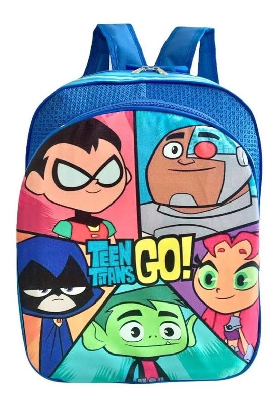 Mochila Infantil Escolar Teen Go Jovens Titans Costas G F5 - proprio ...