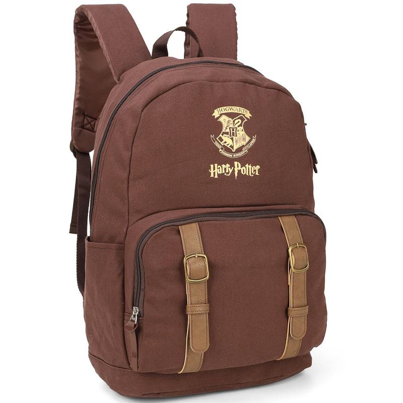 Harry Potter - Mochila de cuadros con escudo de Hogwarts | Elbenwald