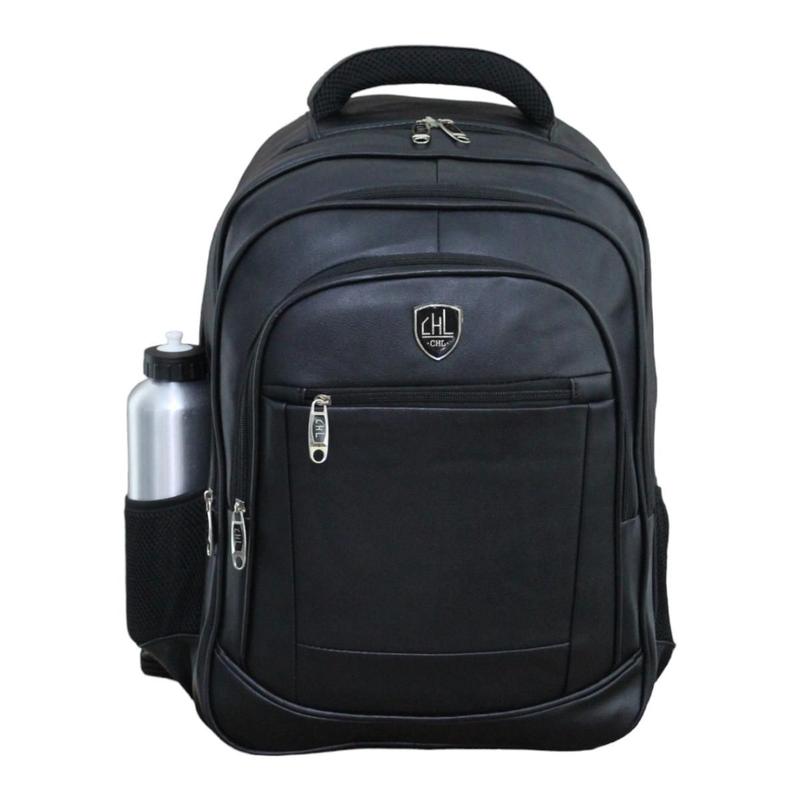 Mochila Executiva Impermeável - Couro PU Com Compartimento Para Notebook Até 15,6'' | 20L
