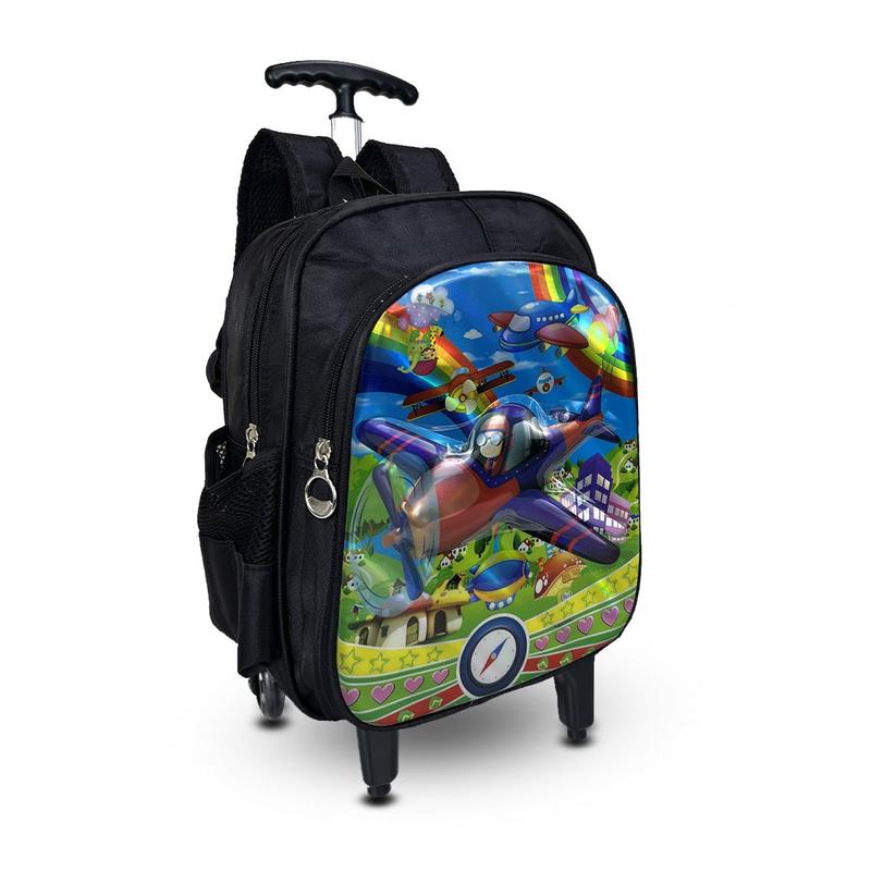Mochila Menino Infantil Escolar com Estampa de Rodinha - Mochila ...