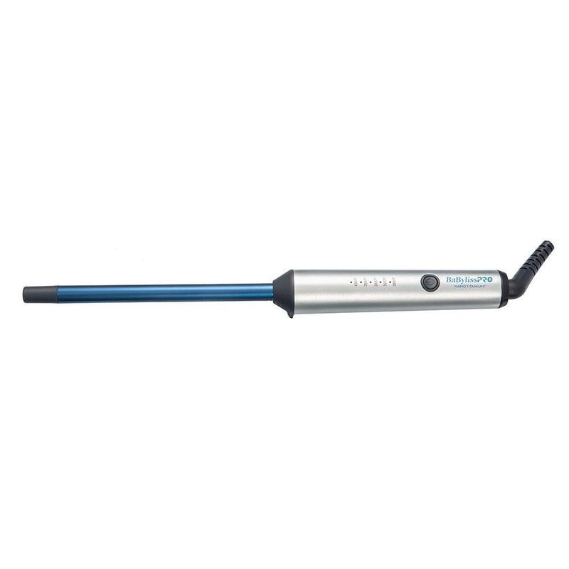 Modelador de Cachos Profissional Super Fino Blue Nano Titanium 13mm ...