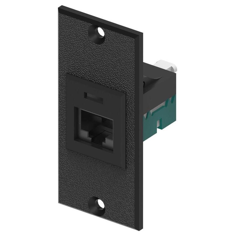 Módulo de Rede Keystone CAT6 para Painel de Mesa Preto IC-IP-TB103 Icon ...