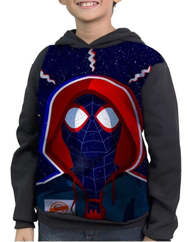 Moletom Infantil Homem-aranha Spider-man Miles Morales - smoke ...