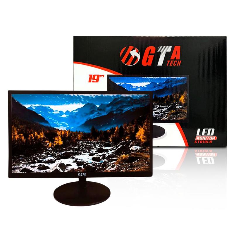 Monitor 19' Led Hd 1440x900 Hdmi/Vga Preto GTA19LR GTA Tech - Monitor ...