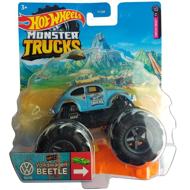 Monster Truck Hot Wheels Escala 1:64 Volkswagen Beetle Fusca Raro Em ...