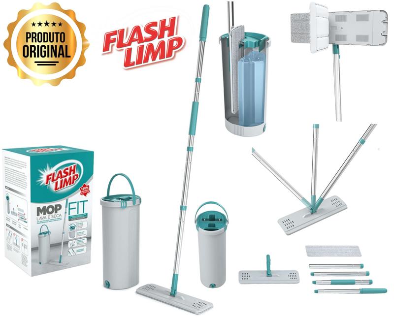 Mop Lava e Seca Flash Limp Fit - Mop - Magazine Luiza