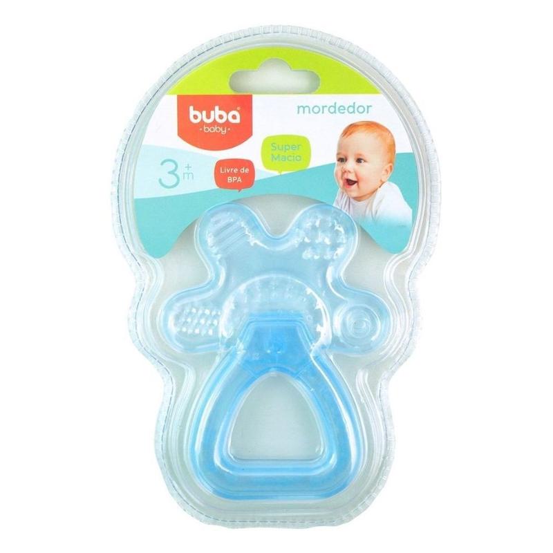 Mordedor para Bebê Buba Gelado com Água Chocalho Azul - Mordedor ...