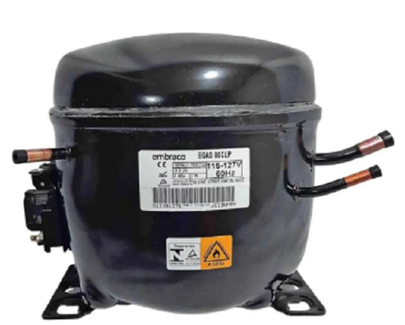 Motor compressor embraco 1/4 egas 80 clp para o gás r600a - Peças para ...