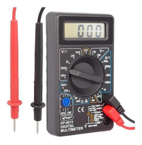 Multímetro Digital Multiteste Com Alarme Sonoro Bip - Knup - Multímetro ...