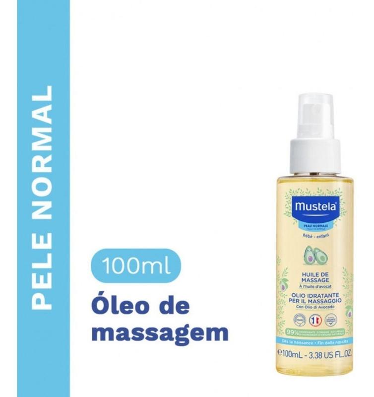 Mustela Óleo De Massagem Bebê 100ml - Cosméticos para Massagem ...
