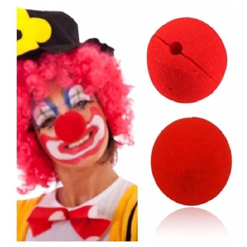 Nariz de Palhaço em Espuma - Festas Brinquedos - Nariz de Palhaço ...