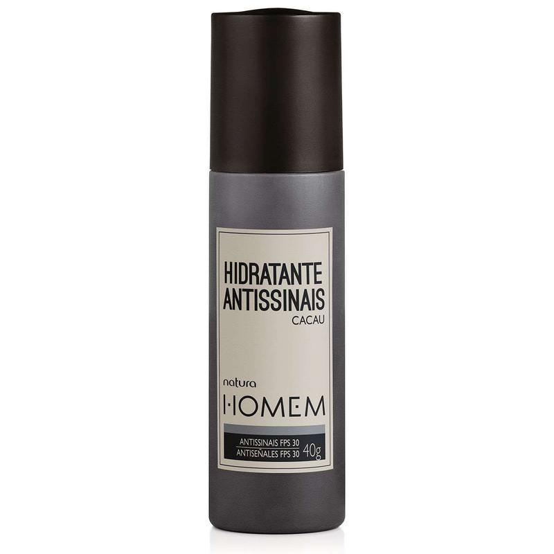 Natura homem hidratante facial antissinais cacau 40g - Hidratante ...