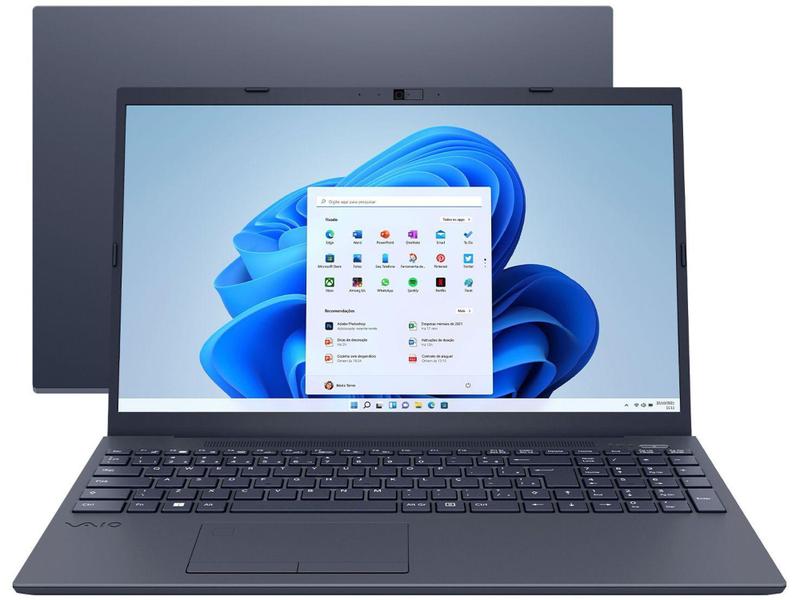 Notebook Vaio Intel Core i5 8GB 512GB SSD 15,6” - Full HD Windows 11 ...