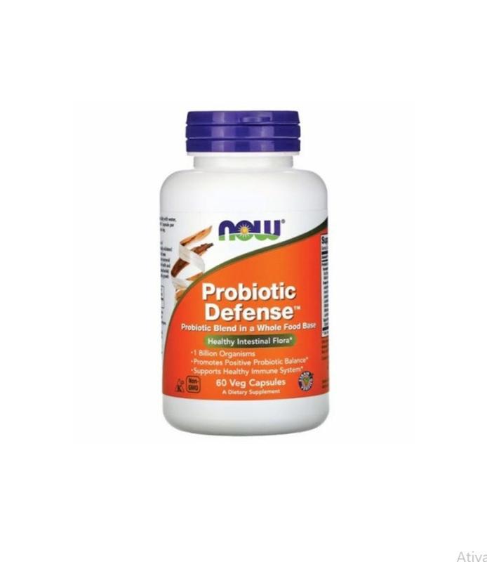 NOW Foods, Probiotic Defense - 60 Veg Cápsulas - Coenzima Q10 ...
