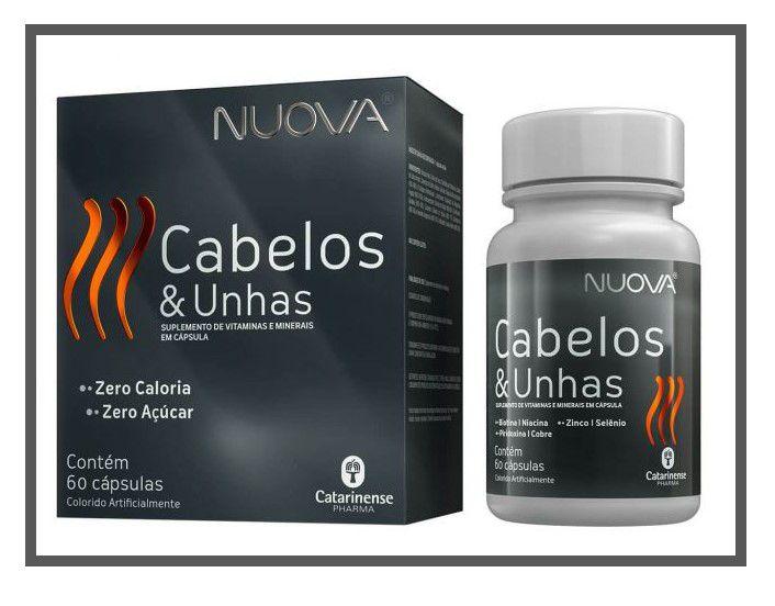Nuova Cabelos E Unhas 60 Cápsulas - Catarinense - Catarinense Pharma ...