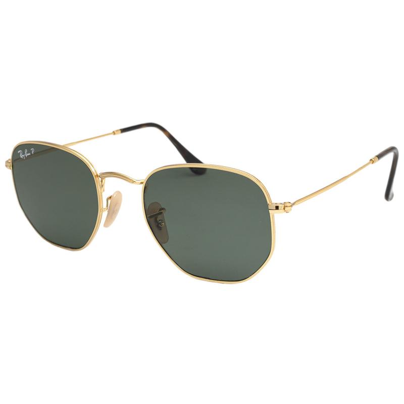 Óculos de Sol Hexagonal Ray-Ban RB3548-NL Dourado 001 - Óculos de Sol ...