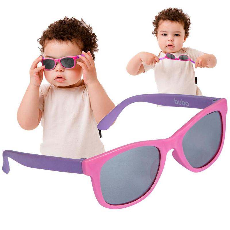 Óculos de Sol Infantil Bebê Buba Proteção UVA UVB Flexível - Buba Baby ...