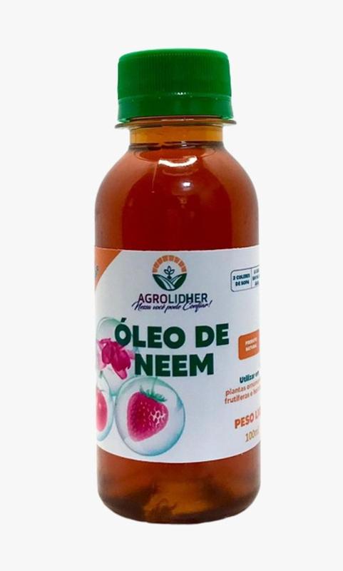 Óleo de Neem/Nim 100ML Concentrado - Rende 30 Litros - AGROLIDHER ...