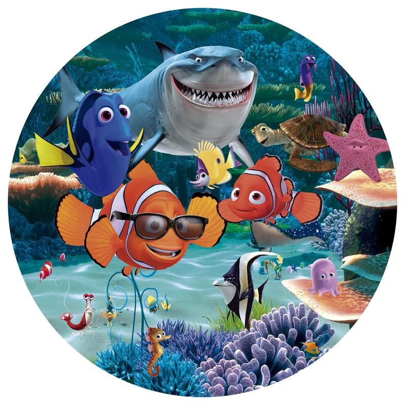 Nemo Visuals Painel Festa Decoração Redondo Sublimado Nemo 1,50X1,50 - IMPAKTO ...
