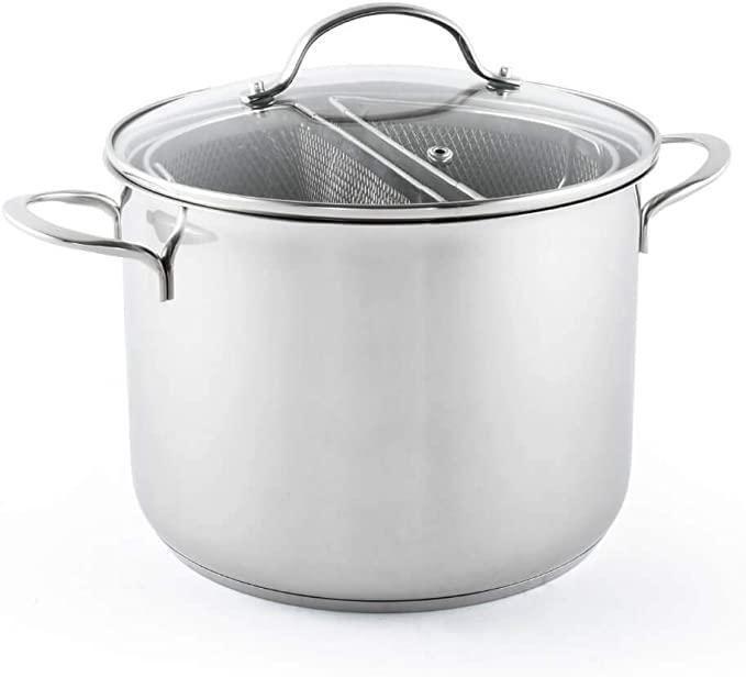 Panela Aço Inox Para Pasta/Vegetais - 2 Cestos 6L - Bialetti - Panelas ...