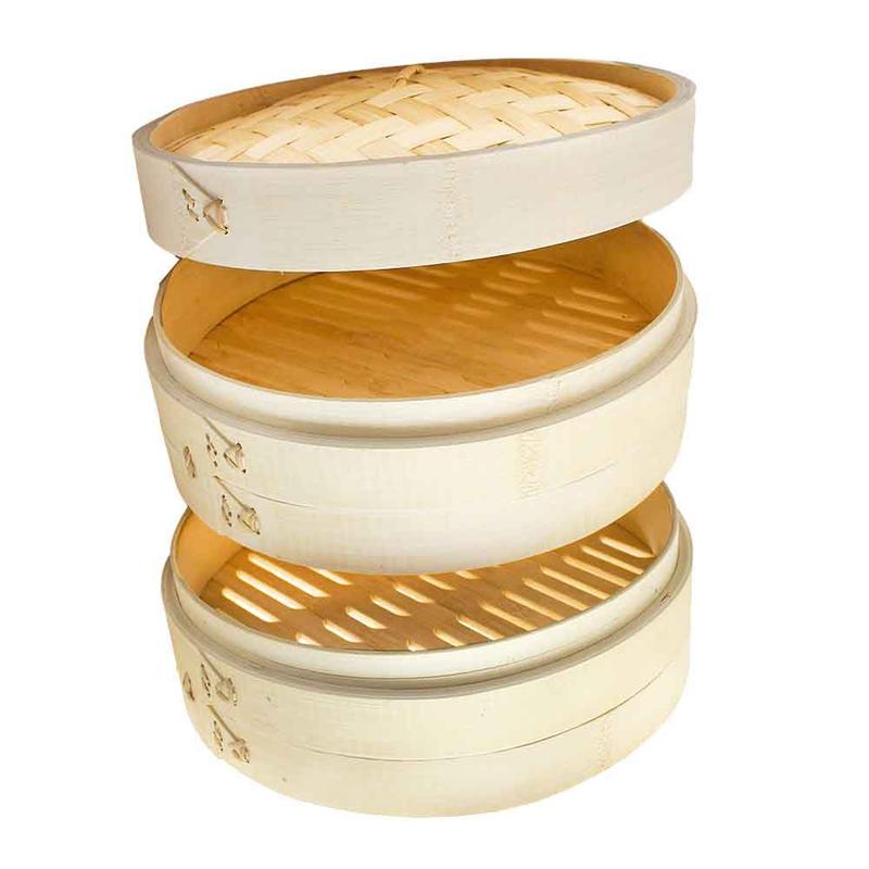 Panela De Bambu Cozimento A Vapor 24cm - Alimentos A Vapor - Mei Wei ...