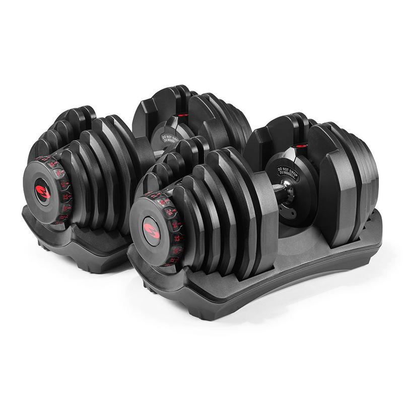Par de Halter Regulável Bowflex SelectTech 1090 4kg a 41kg - Halteres ...