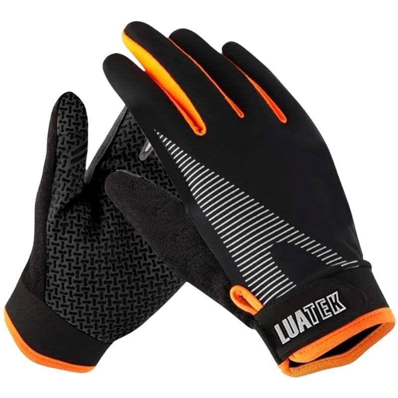 Par Luvas Ciclista Profissional Dedo Longo Bike Motoqueiro - LUATEK ...