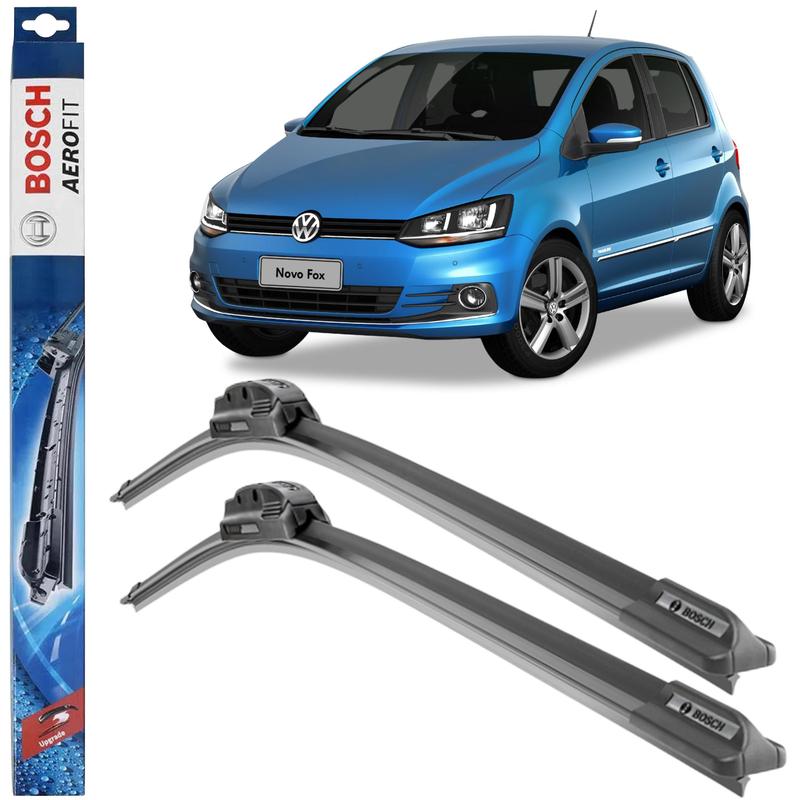 Par Palheta Limpador Parabrisa Bosch VW Fox 2012 Em Diante - Limpador ...