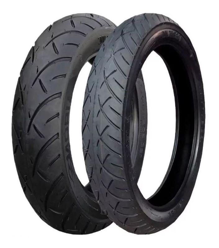 Par Pneu Cb 400 Cb 450 Tdm 225 130/70-18 E 100/90-19 Iron - Technic ...