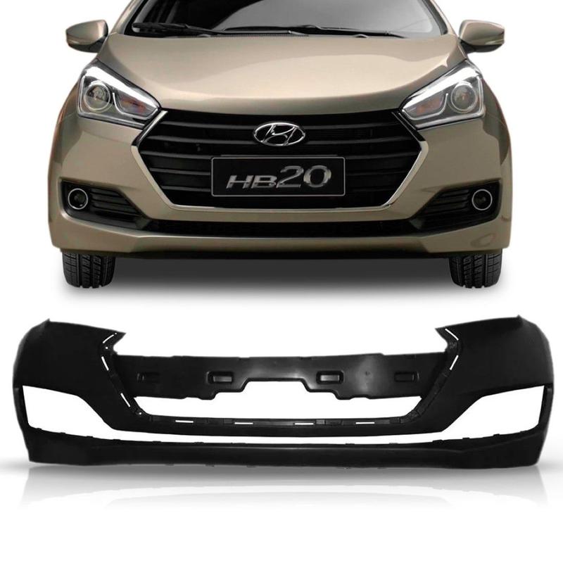 Parachoque Dianteiro Hyundai Hb20 2016 A 2018 Preto - PLASTIRON - Para ...