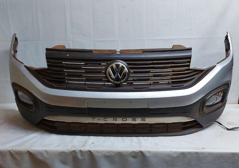 Parachoque dianteiro t-cross 2019 a 2021 c/ milha original - Volkswagen ...